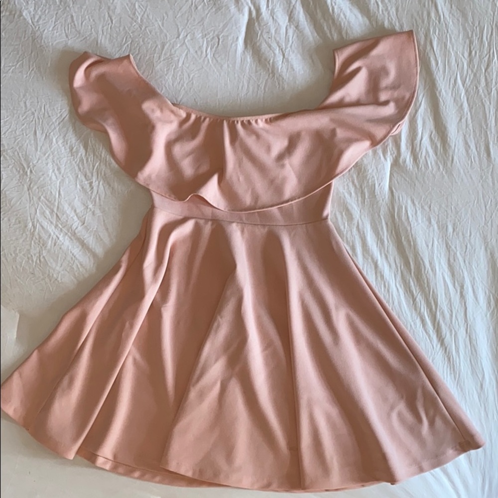 Short Salmon Homecoming Dress